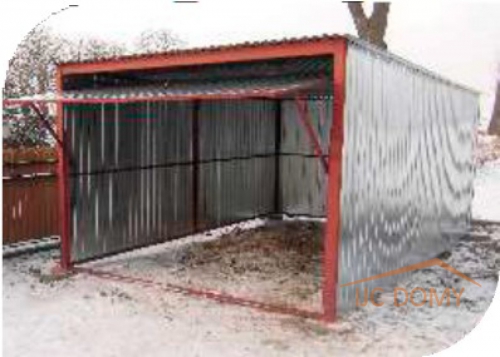 Plechová garáž 3 x 6 m
