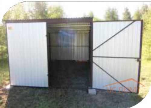 Plechová garáž 3 x 6 m