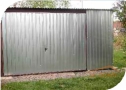 Plechová garáž 3,5 x 5 m