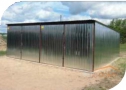 Plechová garáž 6 x 6 m